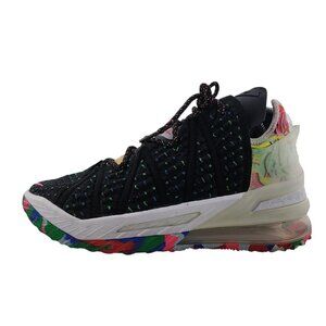 Nike LeBron 18 Low CQ9283-001 Multicolor Air Max Basketball Shoes Mens 8.5